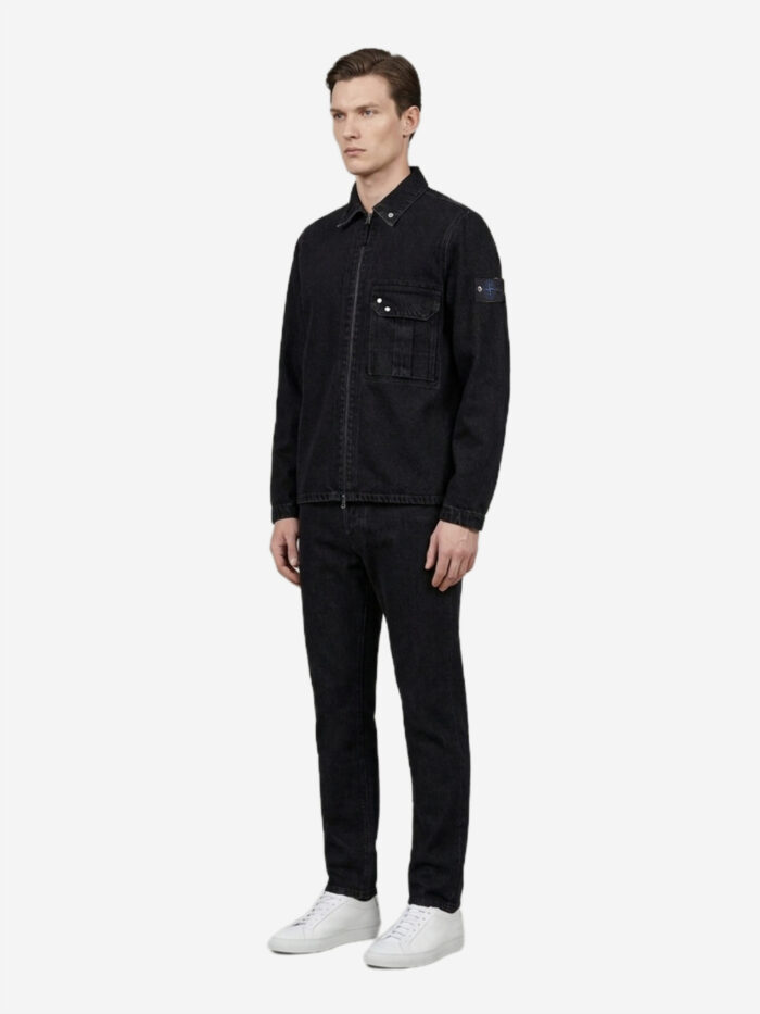 Stone Island Black Denim overshirt