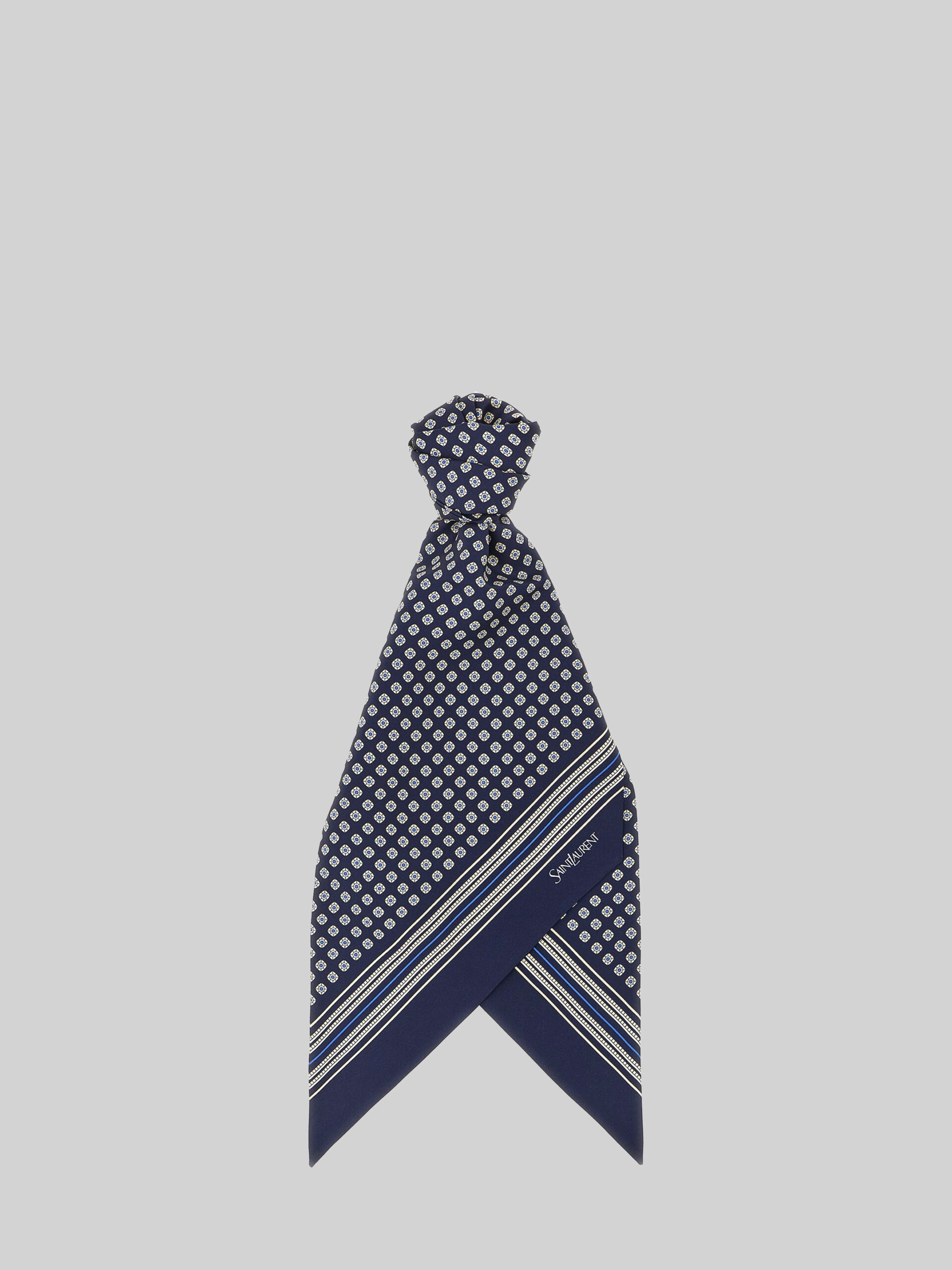 Saint Laurent Lavallière scarf in silk twill