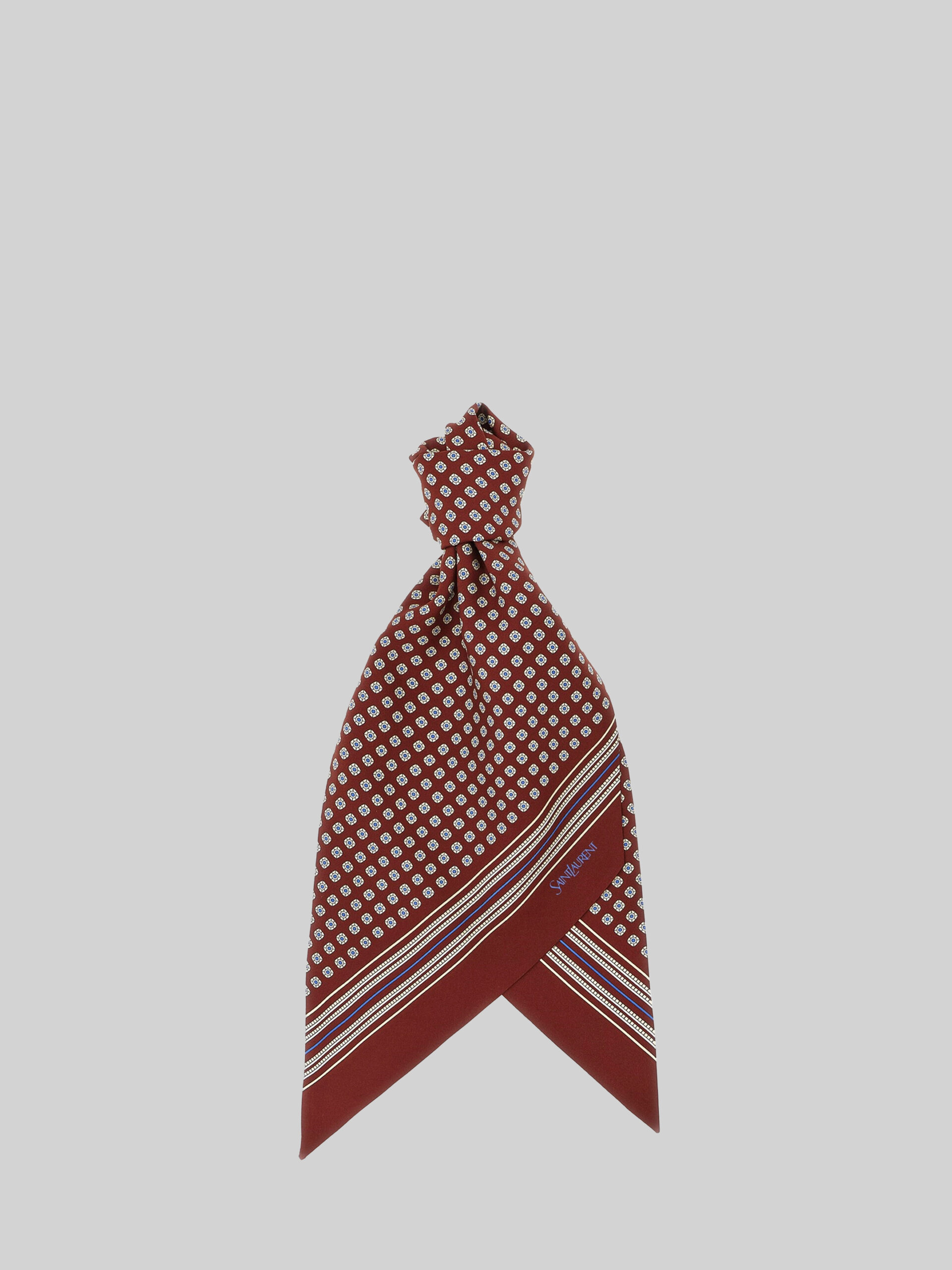 Saint Laurent Lavallière scarf in silk twill