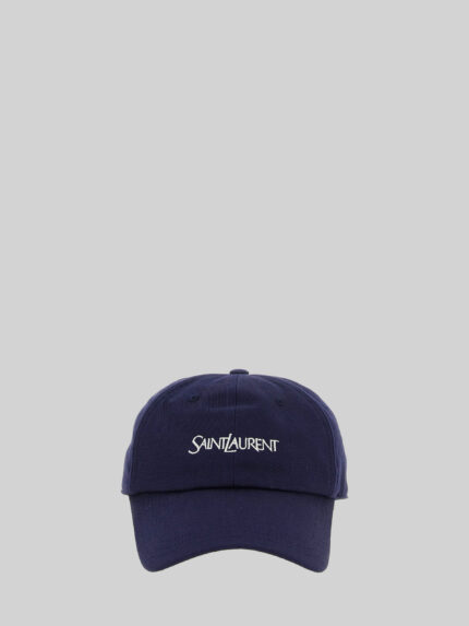 Saint Laurent Baseball cap in cotton gabardine