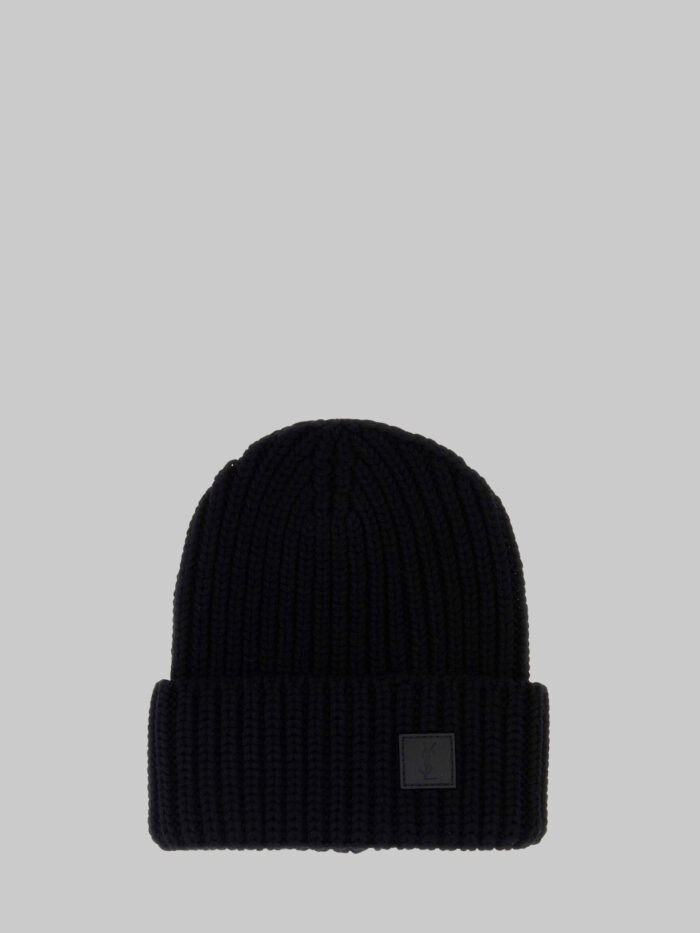 saint laurent black knitted beanie Saint Laurent Black knitted beanie