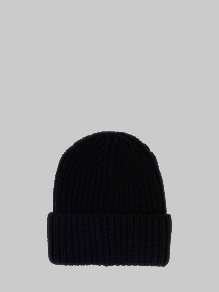 Saint Laurent Black knitted beanie