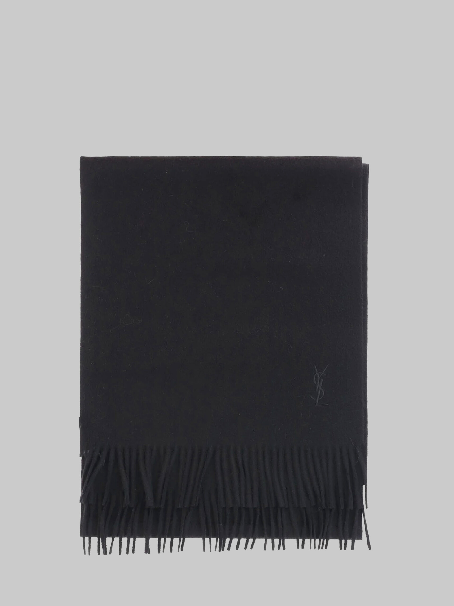 Saint Laurent Black cashmere scarf