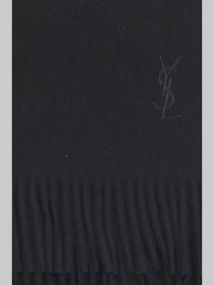 Saint Laurent Black cashmere scarf