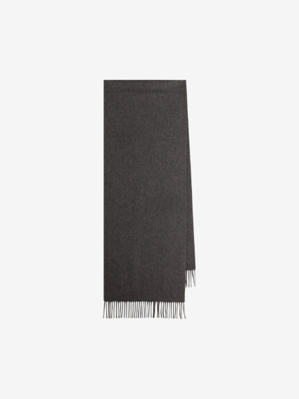 Saint Laurent Anthracite cashmere scarf