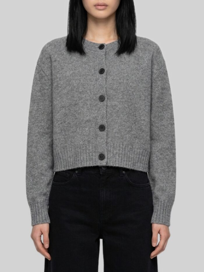 loulou de saison anthracite remus cardigan Loulou De Saison Anthracite Remus cardigan