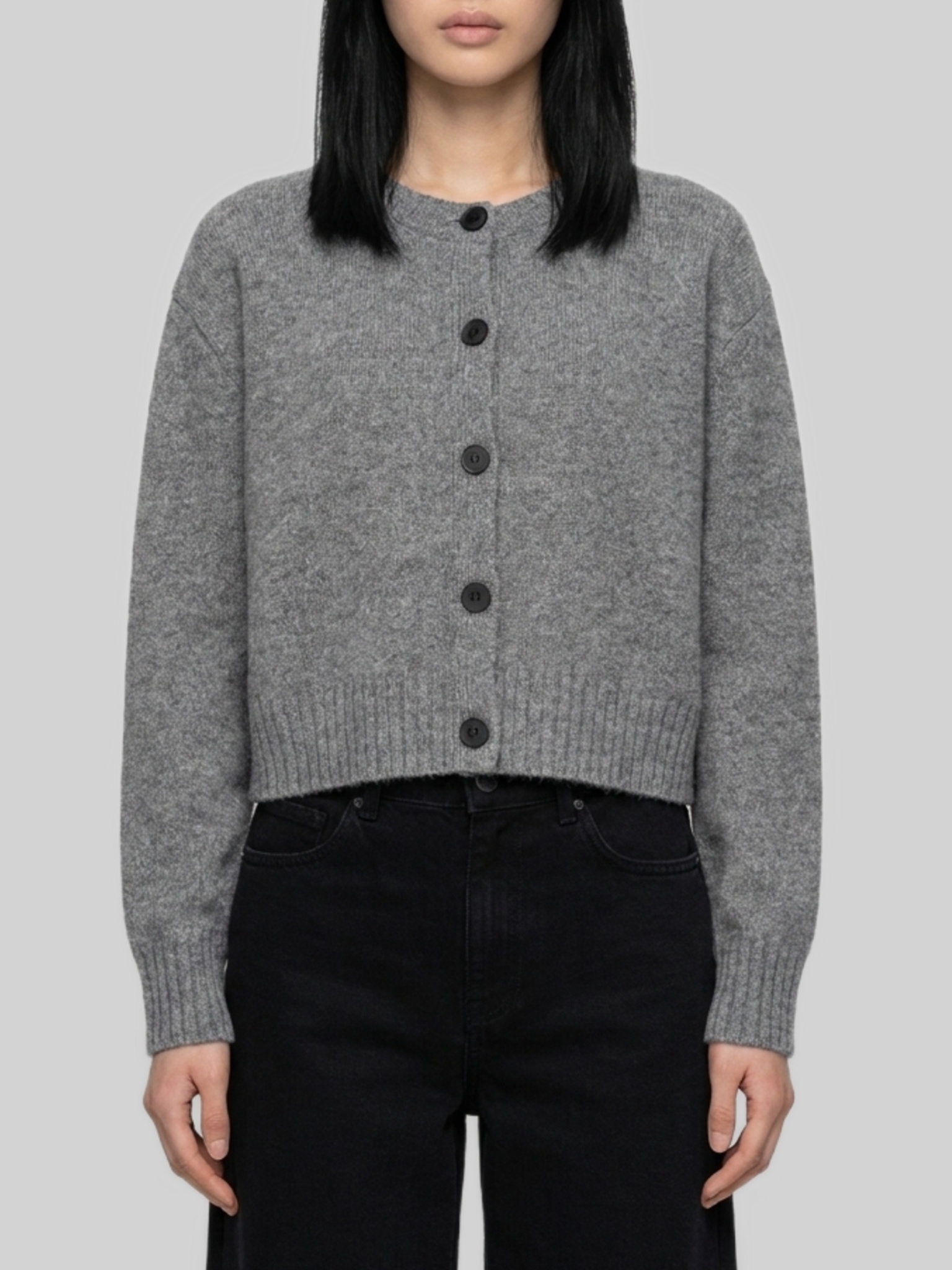 Loulou De Saison Anthracite Remus cardigan