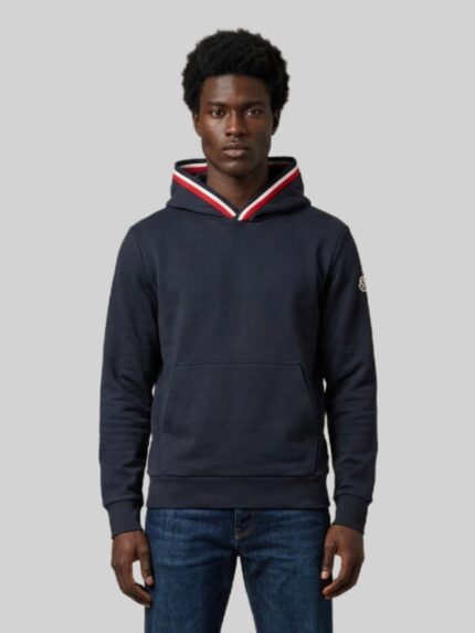 Moncler Hoodie tricolour detail