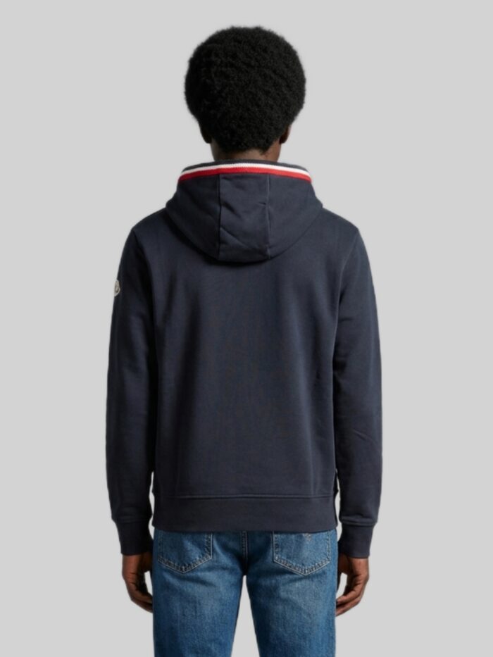 Moncler Hoodie tricolour detail
