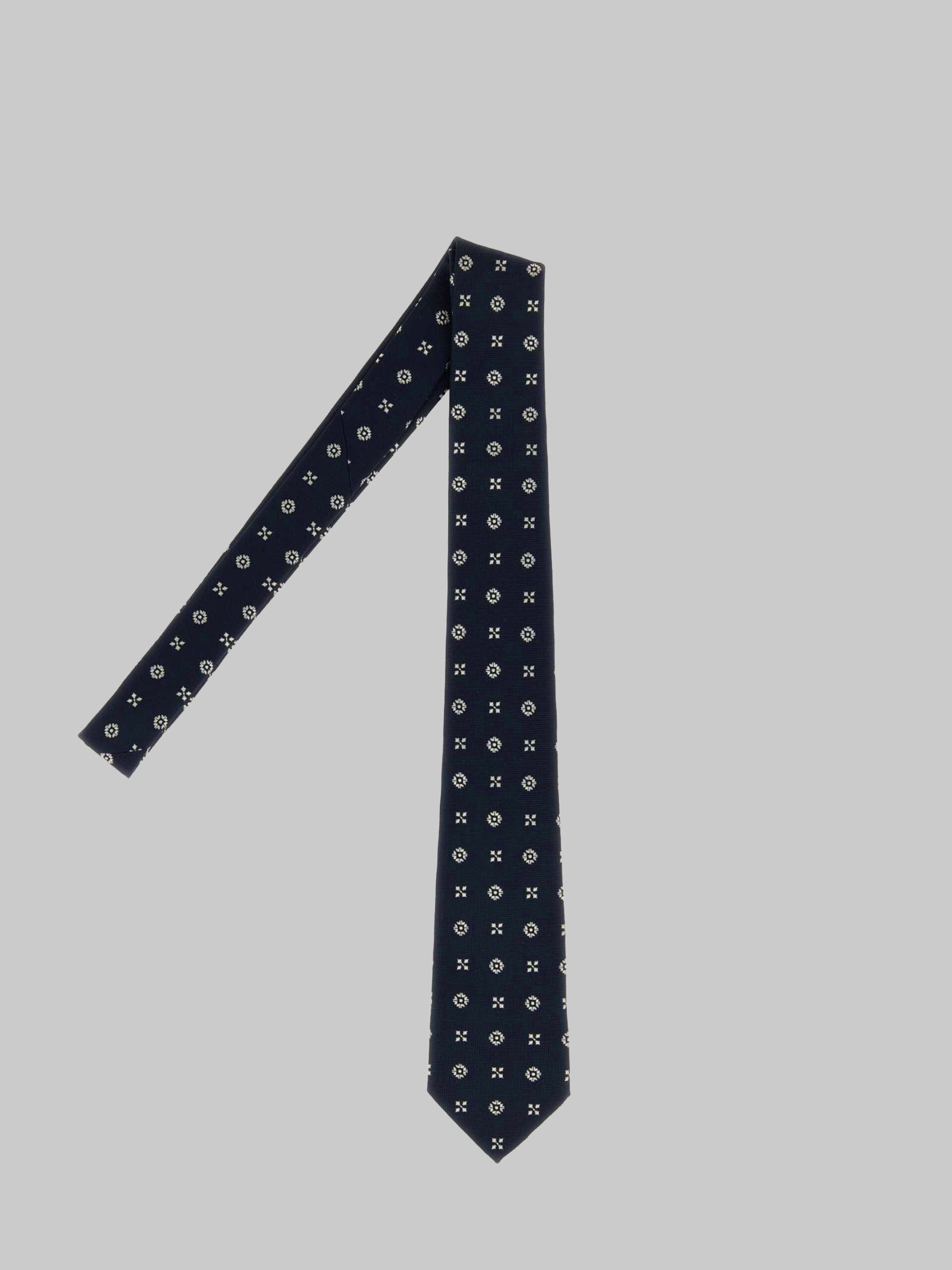 Saint Laurent Tie with small embroideries