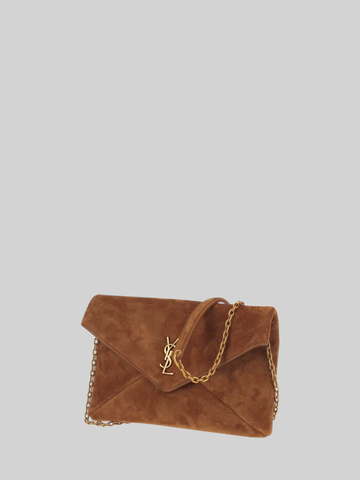 Saint Laurent Small Cassandre chain pouch