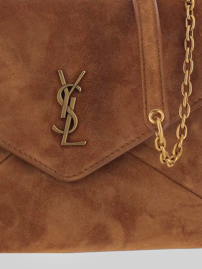 Saint Laurent Small Cassandre chain pouch