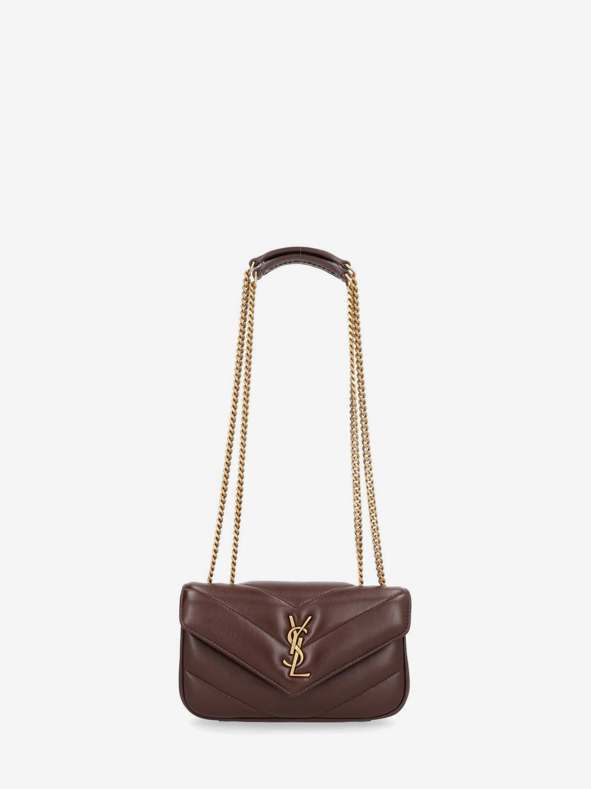 Saint Laurent Brown Loulou mini bag