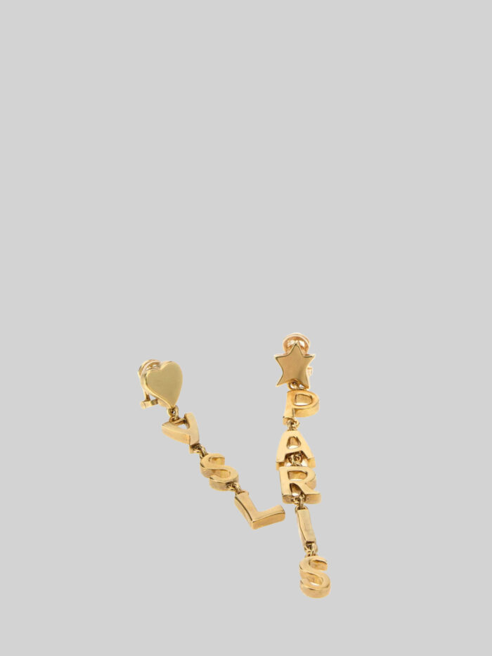 Saint Laurent YSL Paris drop earrings in metal
