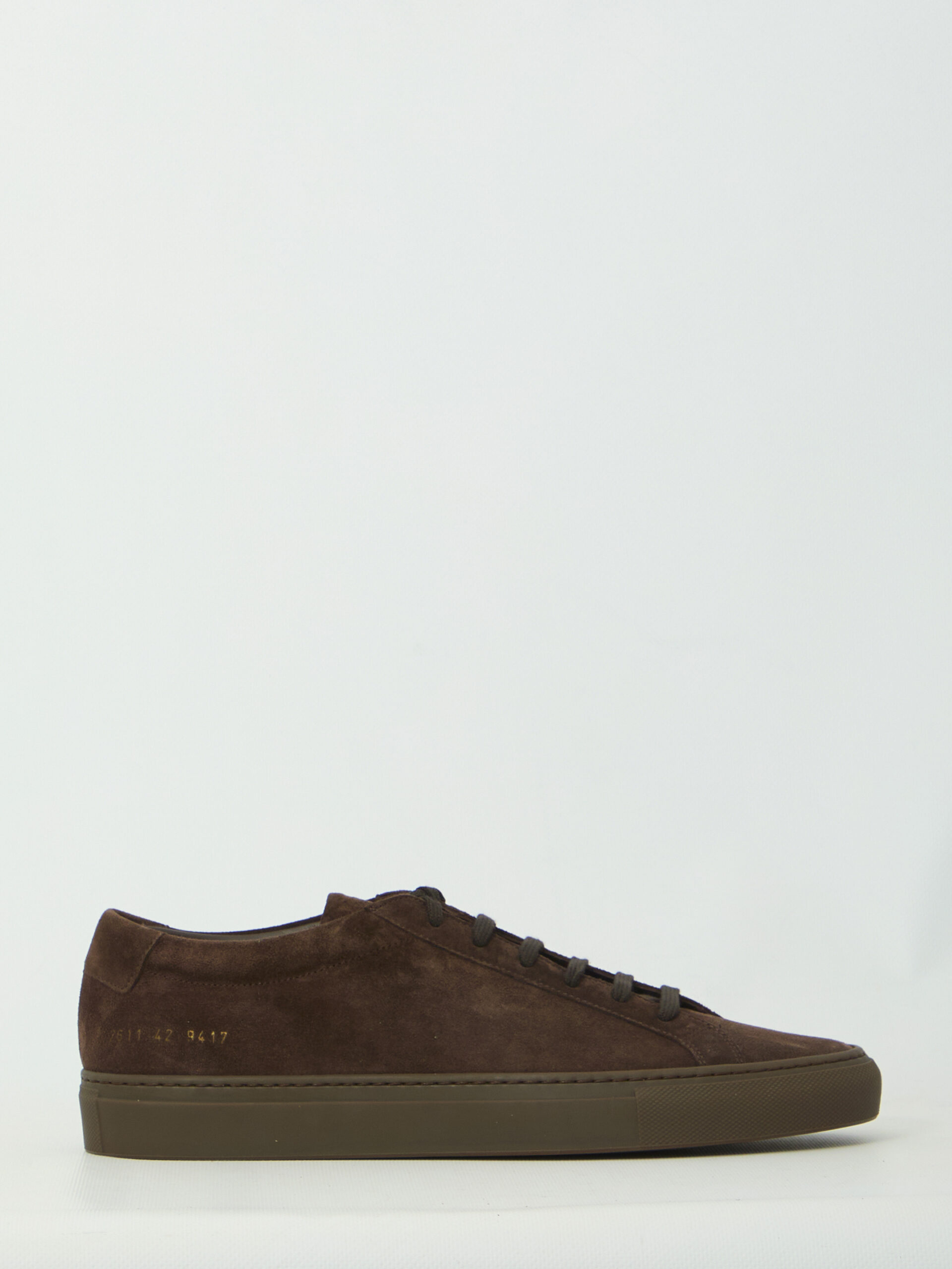 Common Projects Dark brown suede Achilles Premium sneakers