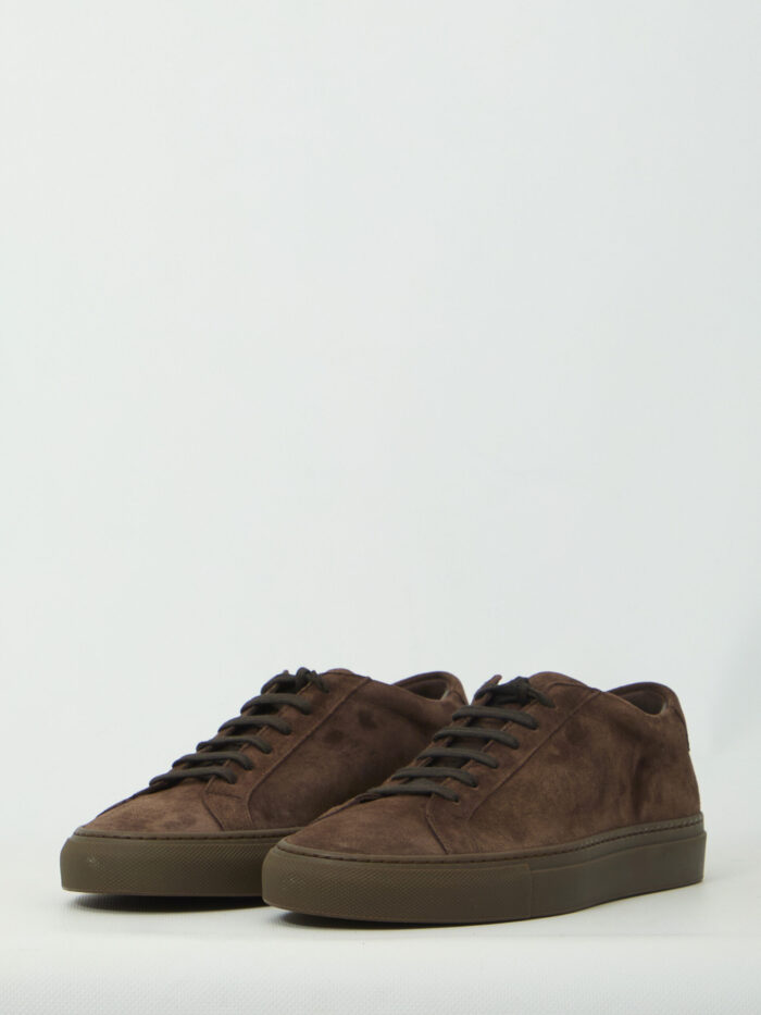 Common Projects Dark brown suede Achilles Premium sneakers