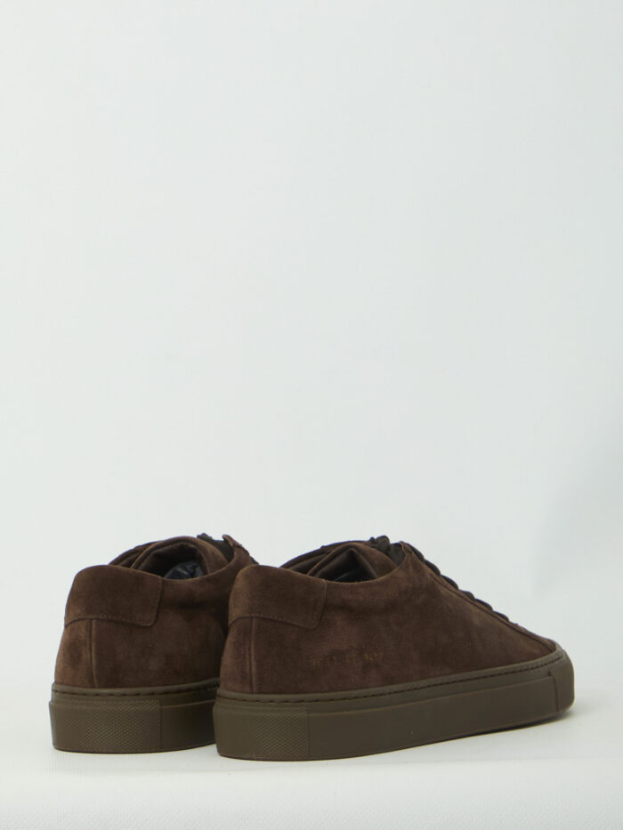Common Projects Dark brown suede Achilles Premium sneakers