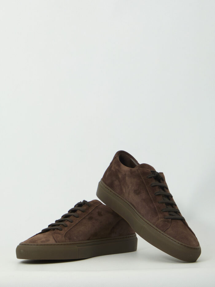 Common Projects Dark brown suede Achilles Premium sneakers