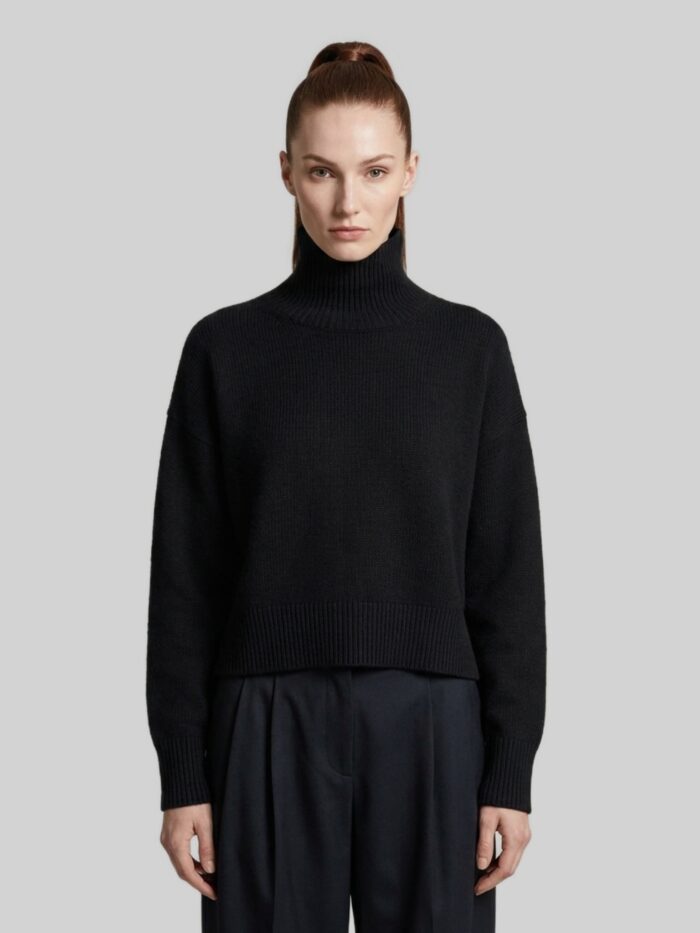 Loulou De Saison Black Jonah turtleneck sweater
