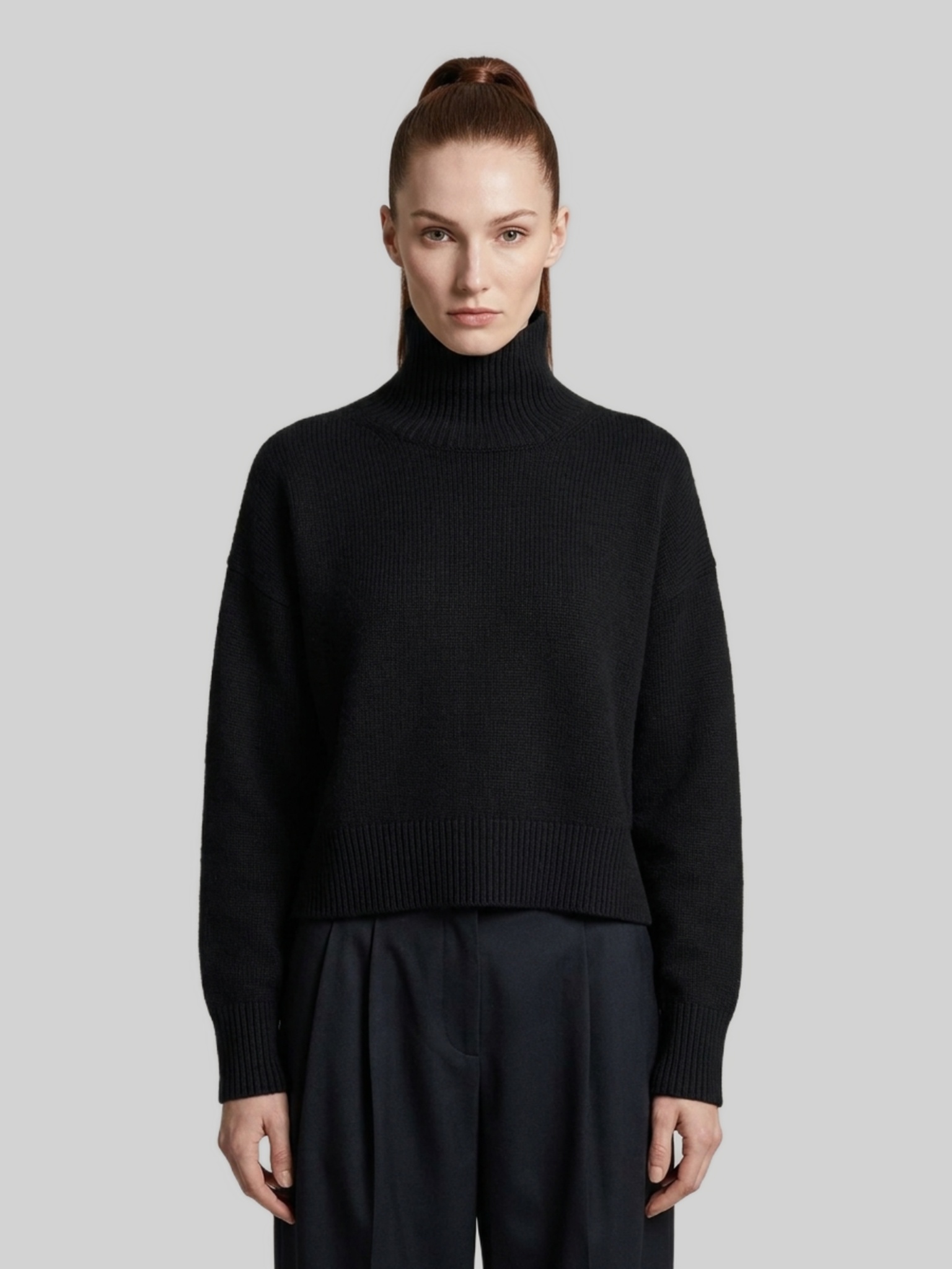 Loulou De Saison Black Jonah turtleneck sweater
