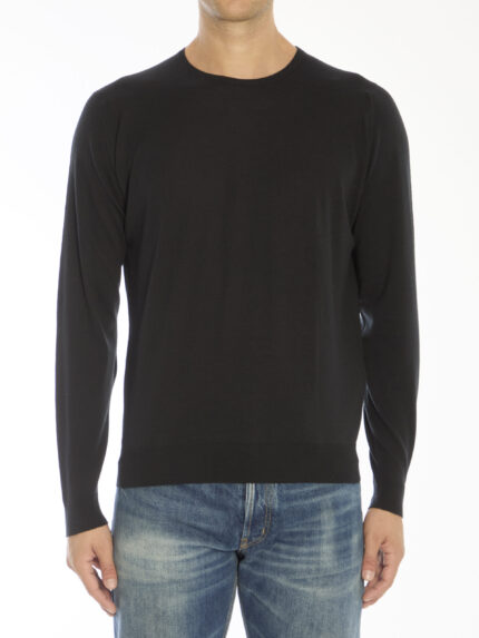 John Smedley Black Lundy sweater