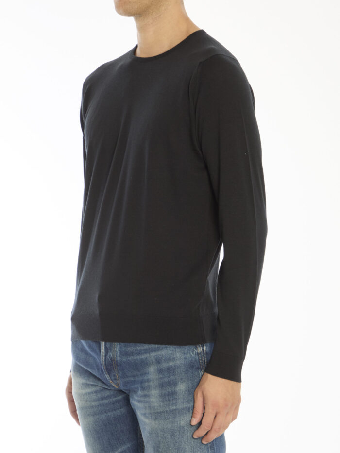 John Smedley Black Lundy sweater