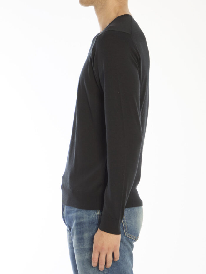 John Smedley Black Lundy sweater