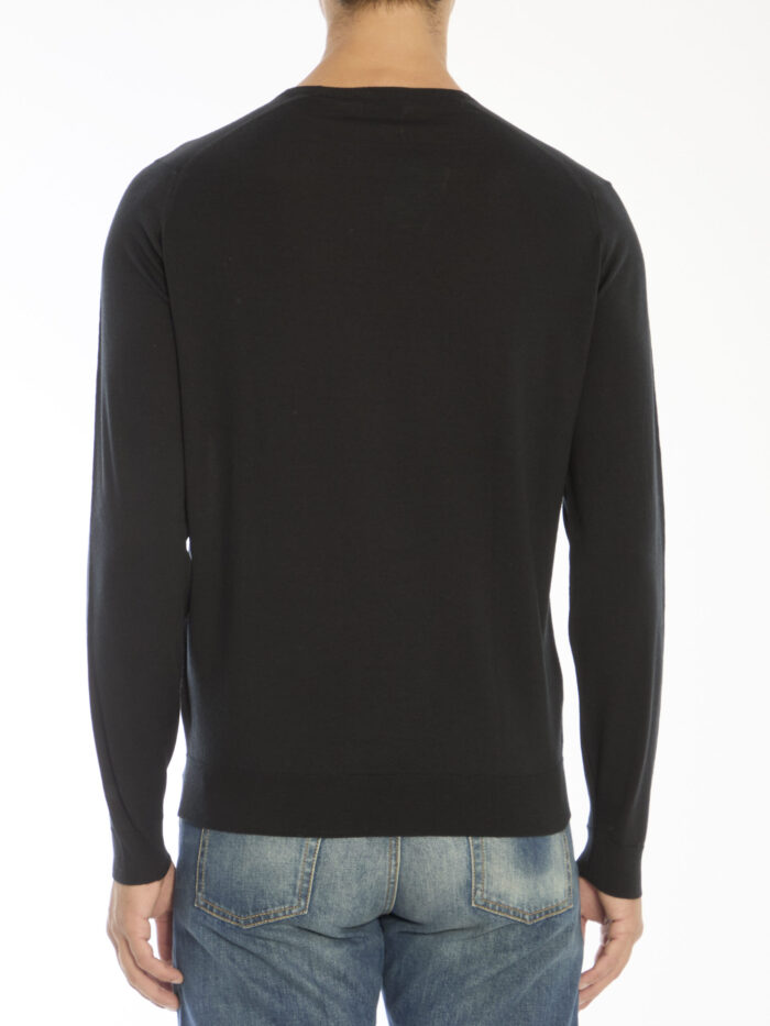 John Smedley Black Lundy sweater