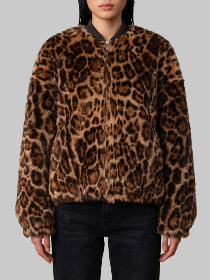 arma reversible animal print bomber Arma Reversible animal print bomber