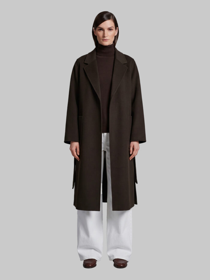 ivy oak dark brown iocelia coat Ivy Oak Dark brown IOCelia coat