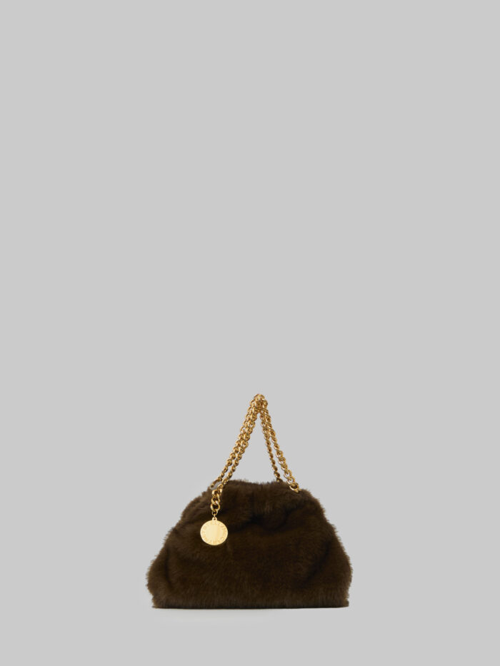 stella mccartney faux fur falabella mini drawstring bag Stella Mccartney Faux fur Falabella mini drawstring bag