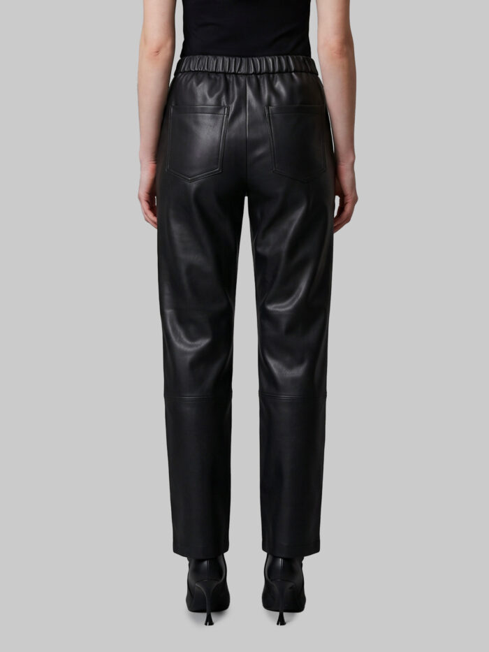 Pariente Sarah leather pants in black