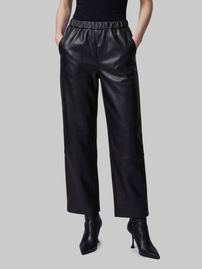 Pariente Sarah leather pants in black