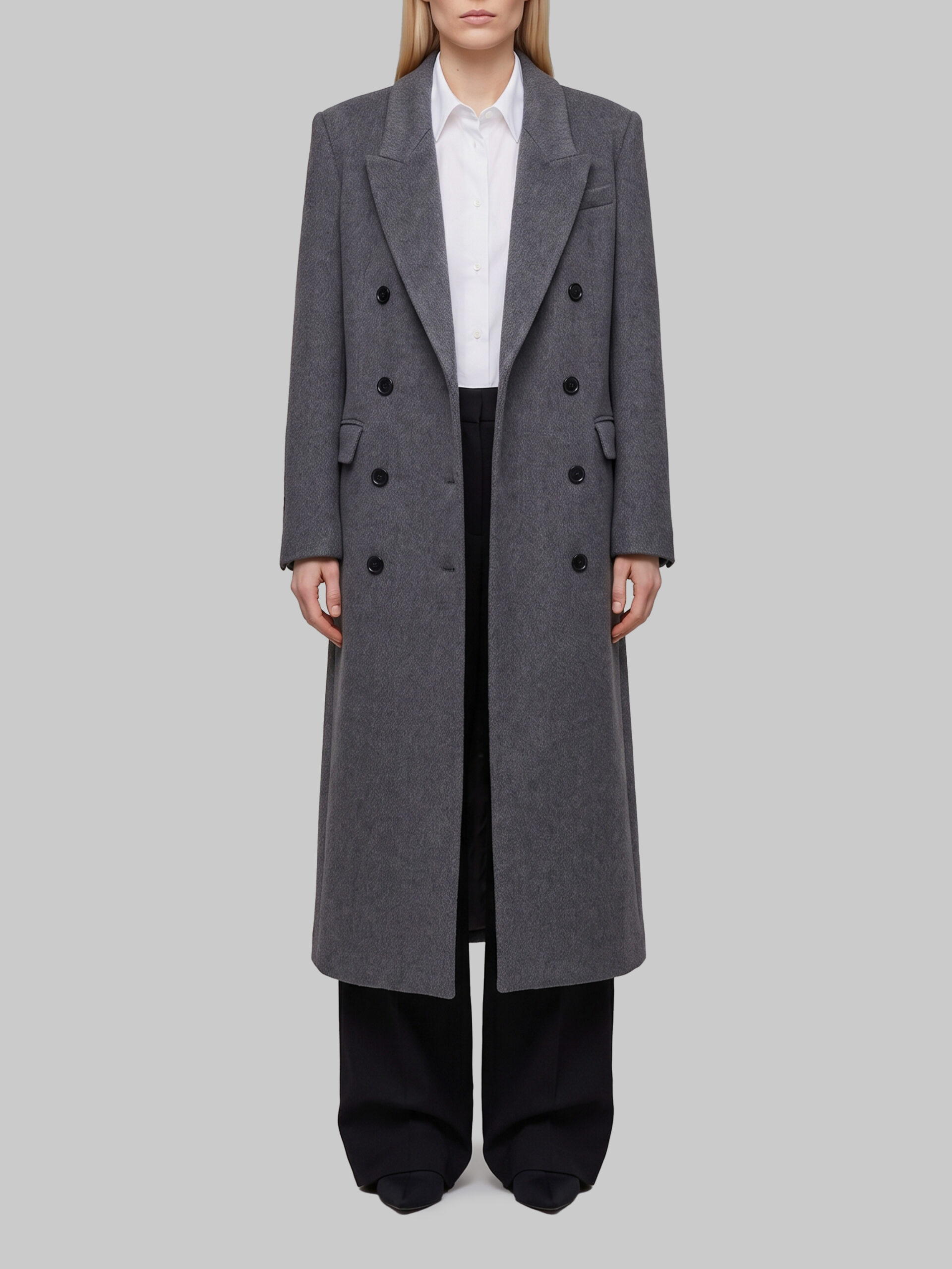 Ivy Oak Melange grey IOChloris coat