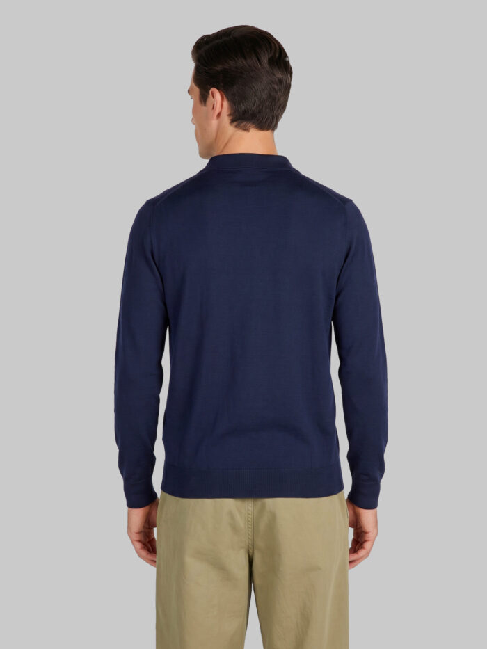 John Smedley Belper polo in midnight