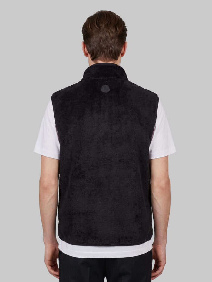 Moncler Reversible teddy-effect fleece vest