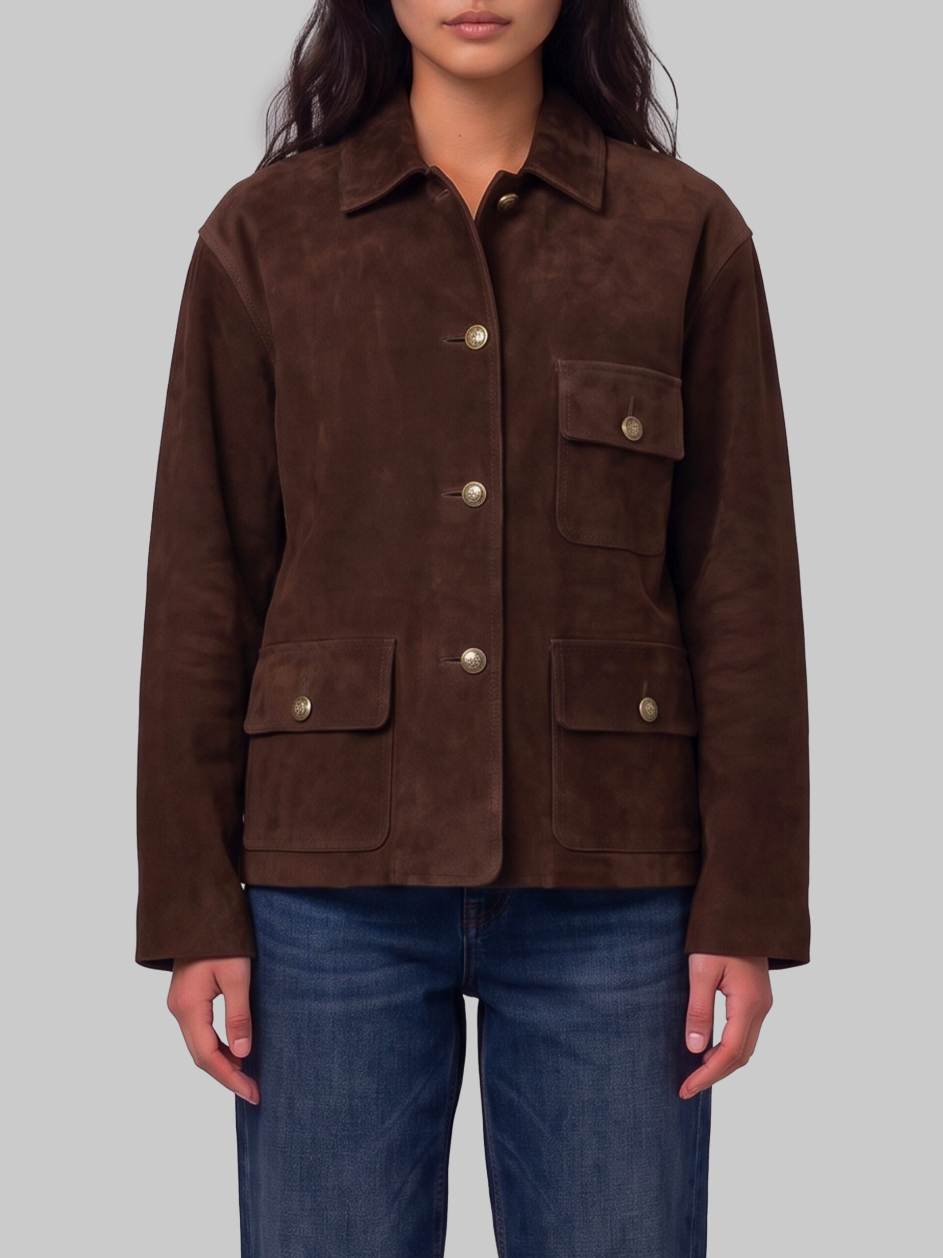 Arma Rosia Gritty suede jacket