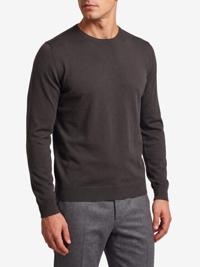 John Smedley Cherwell jumper in Faulkner brown
