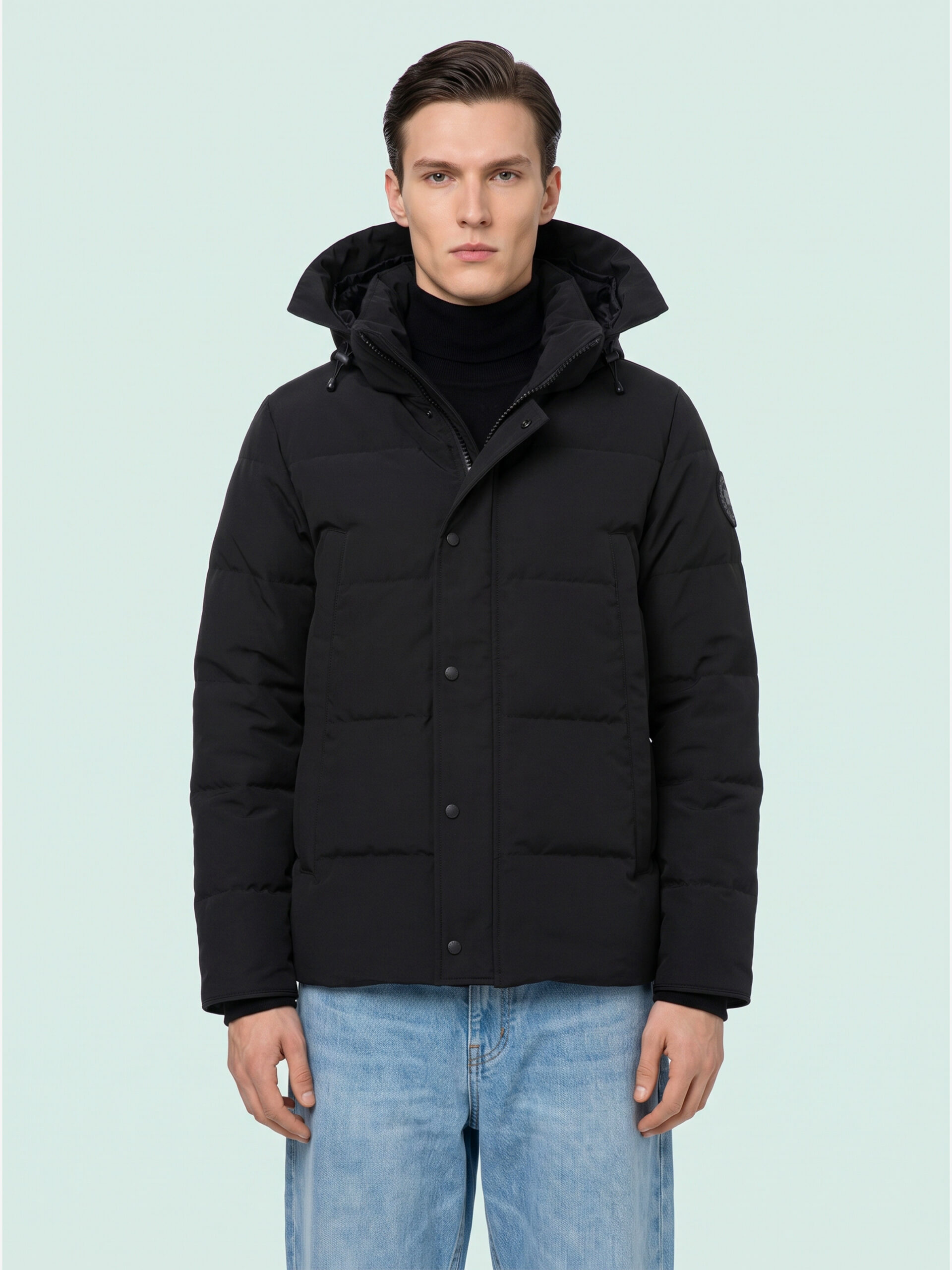 Canada Goose Wyndham parka black disc