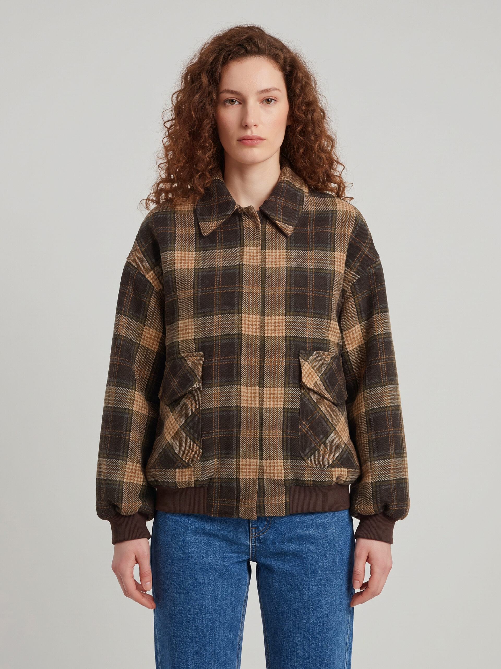 Sutton New York Check bomber jacket