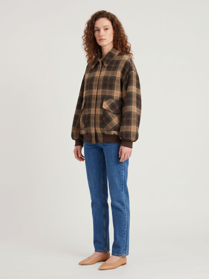 Sutton New York Check bomber jacket