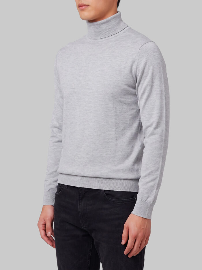 John Smedley Cherwell jumper in Nimbus grey