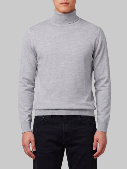 John Smedley Cherwell jumper in Nimbus grey