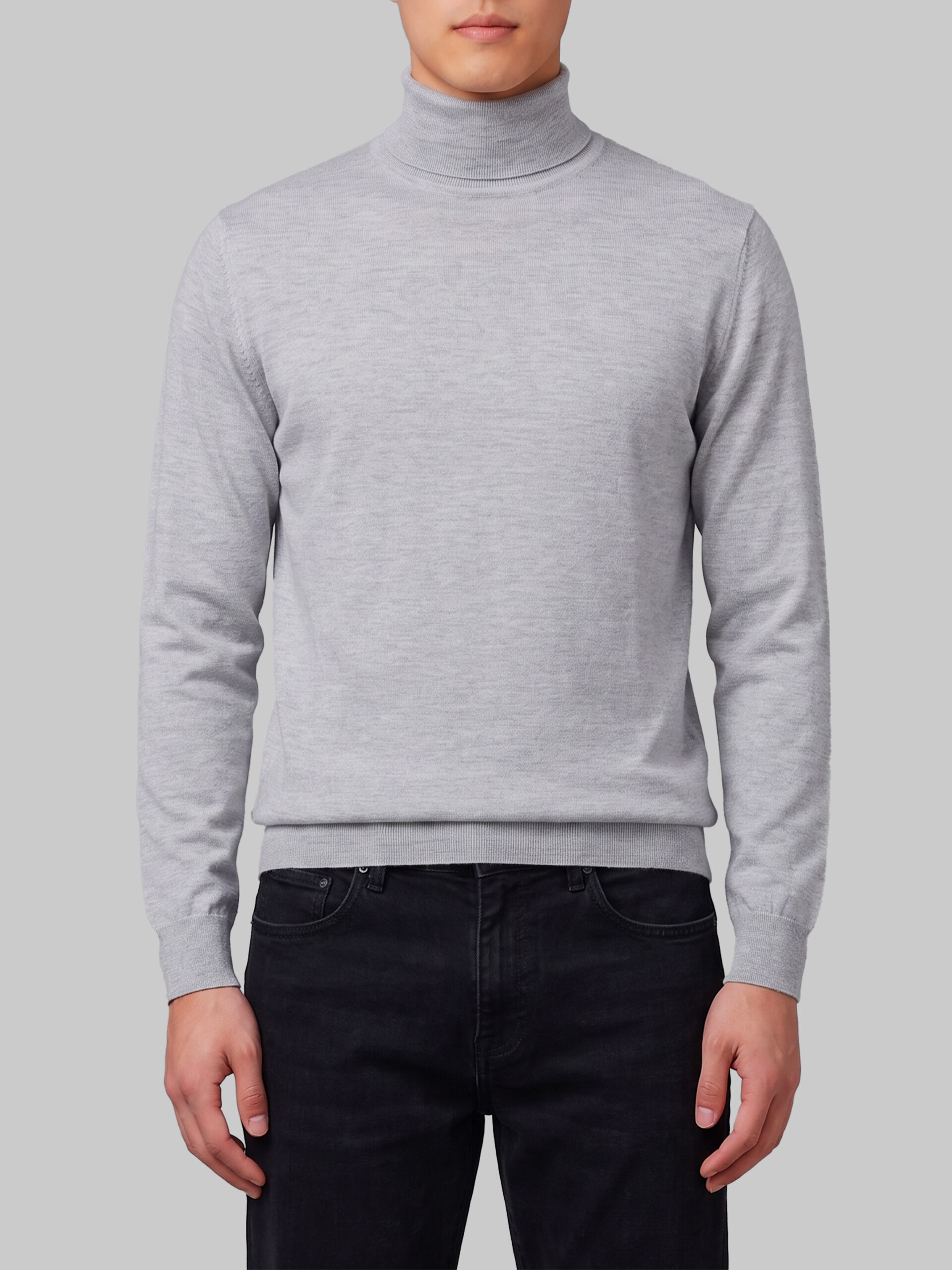 John Smedley Cherwell jumper in Nimbus grey