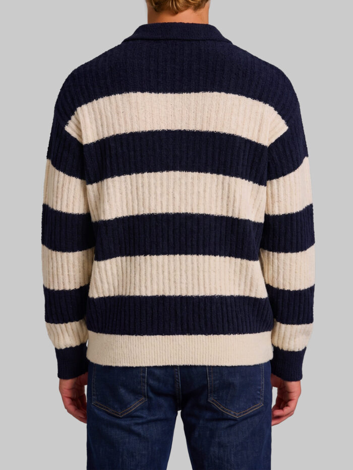 Roberto Collina Ribbed marinière polo