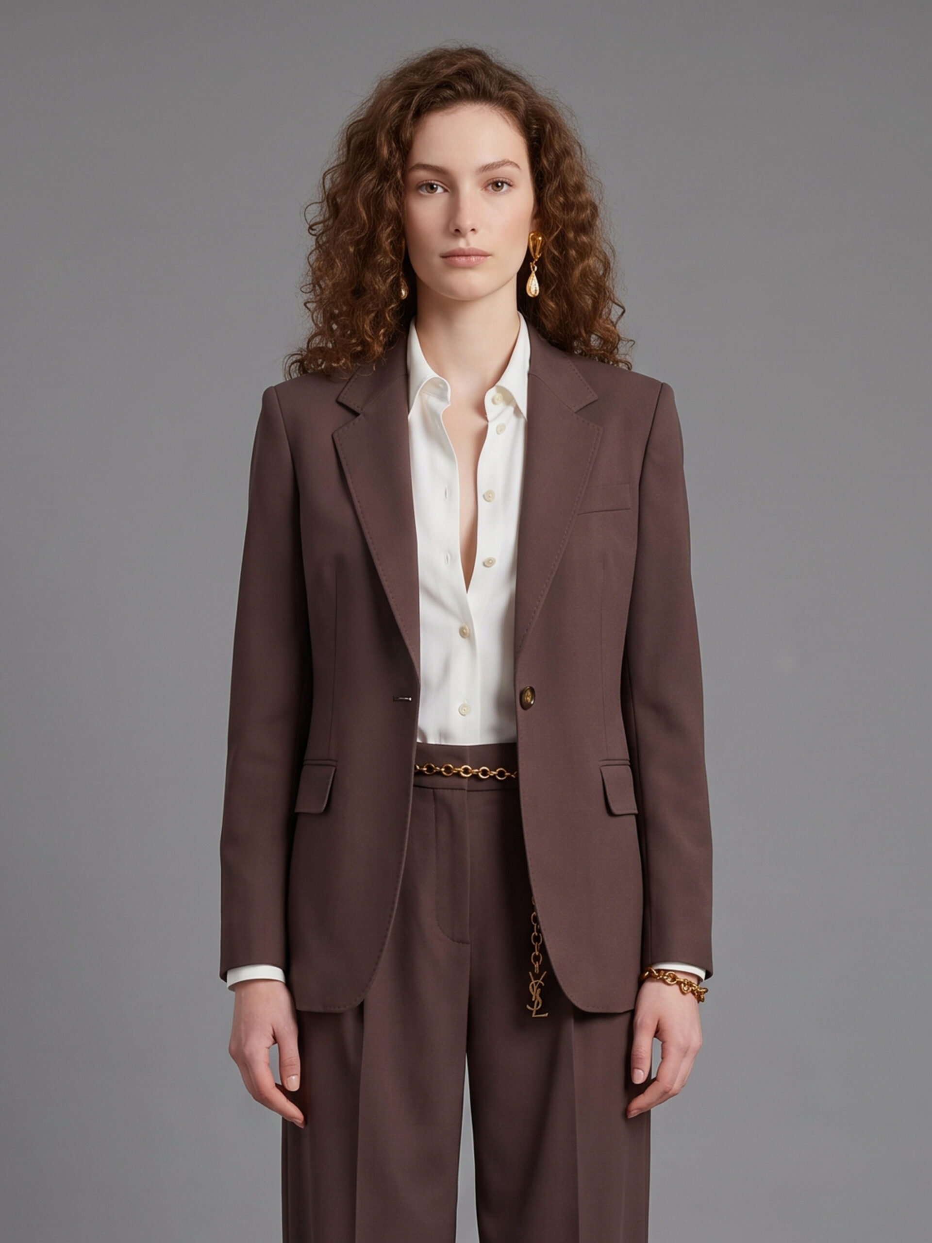 Sutton New York Single-breasted jacket in stretch canvas