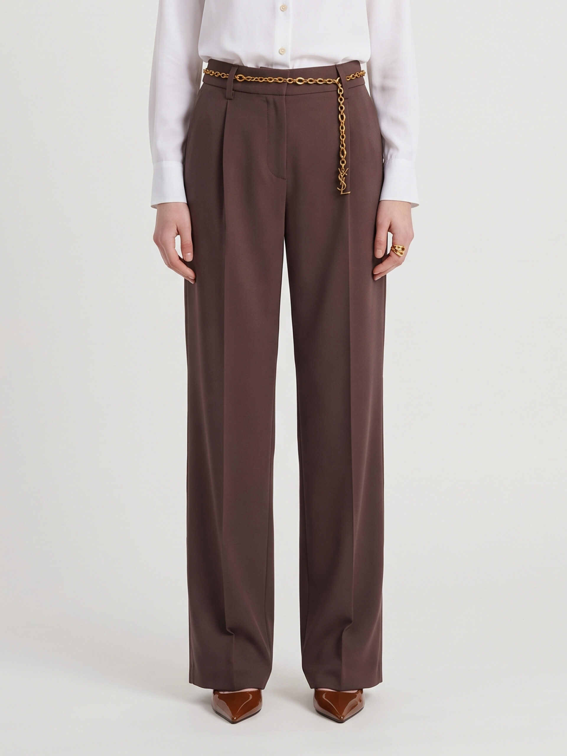 Sutton New York Straight leg canvas trousers