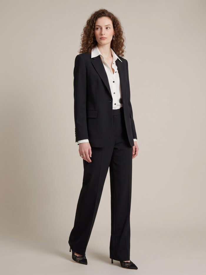 Sutton New York Straight leg canvas trousers