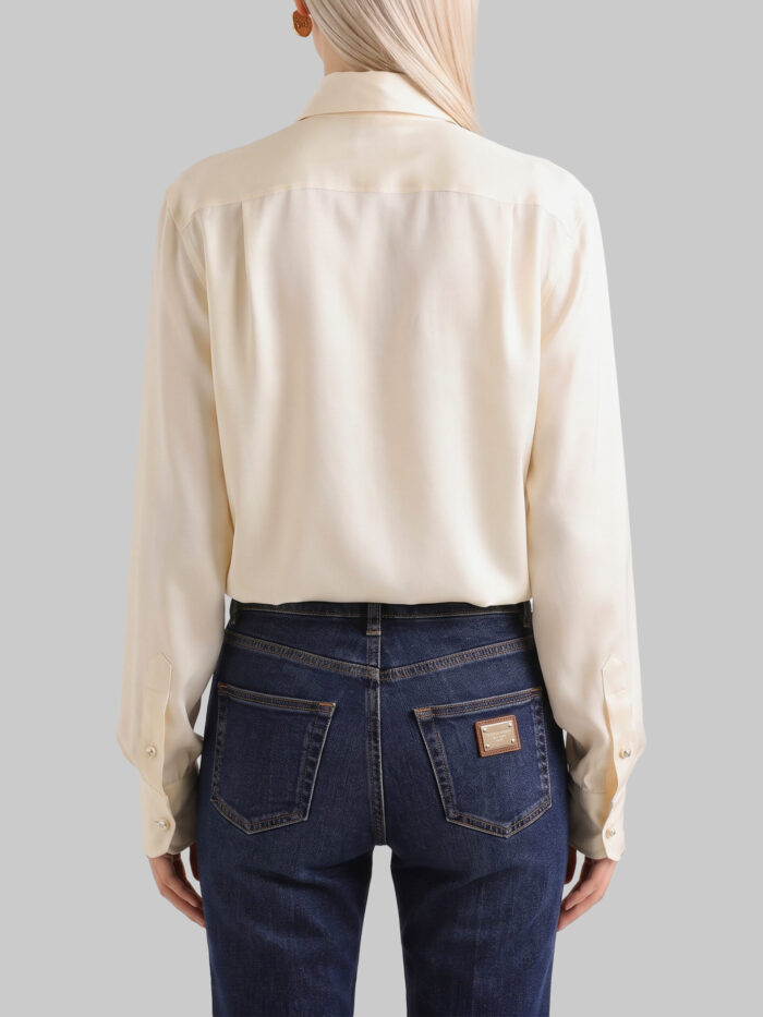 Dolce&gabbana White silk shirt