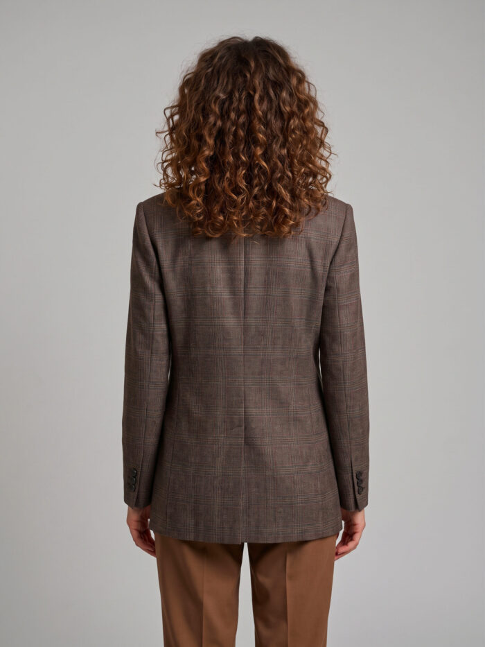 Sutton New York Double-breasted jacket in prince of Wales check